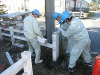 ギ木柵点検・修繕状況 (1)