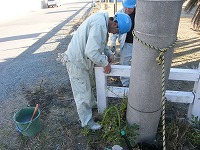 ギ木柵点検・修繕状況