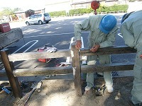 ギ木柵点検・修繕状況