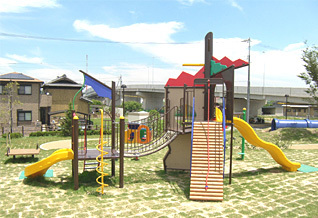 鞍流瀬公園（一つ屋土地区画整理事業内公園）